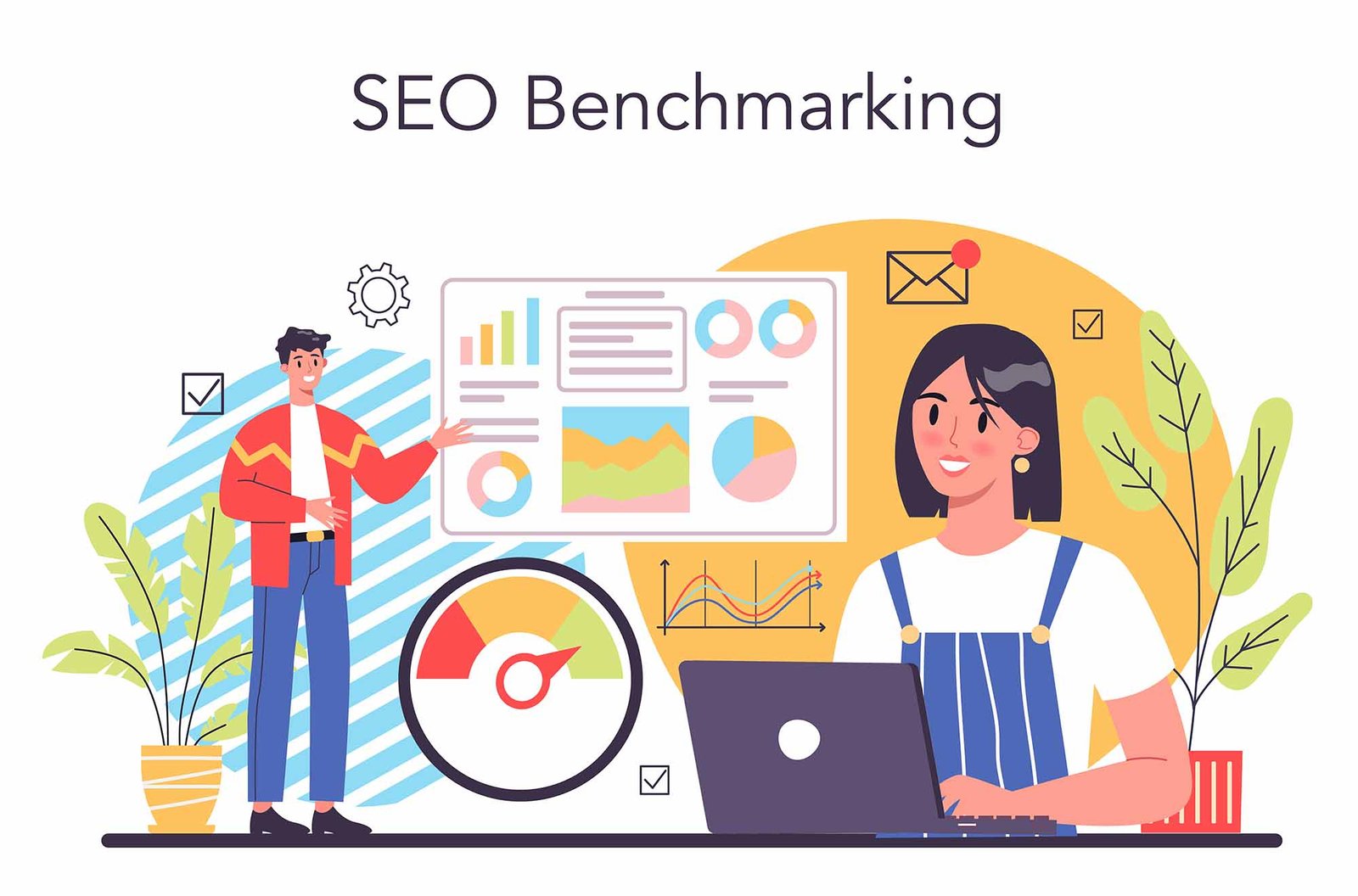 SEO benchmarking concept