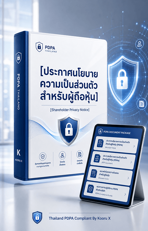 ประกาศความเป็นส่วนตัวผู้ถือหุ้น